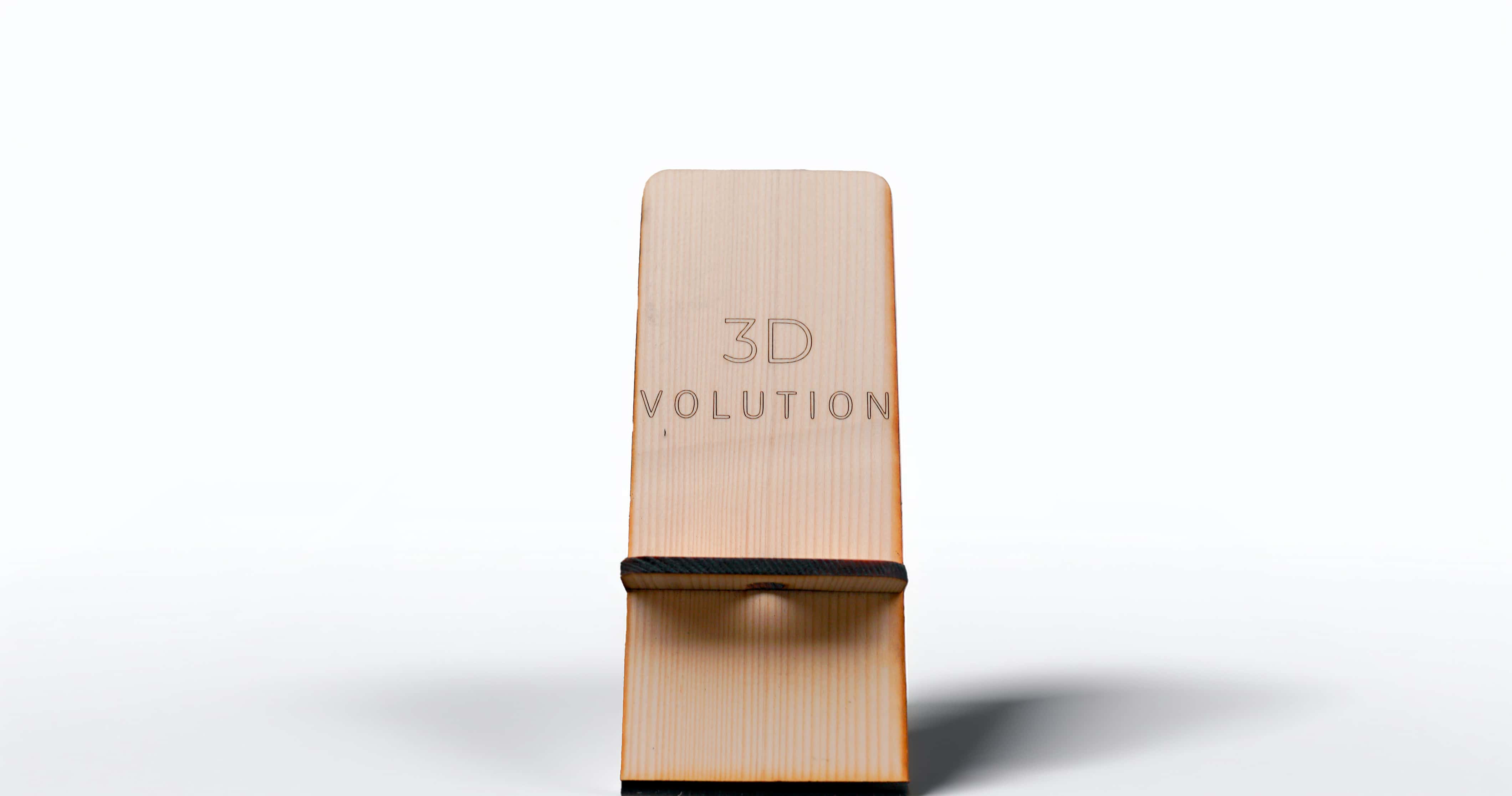 Support de téléphone en bois