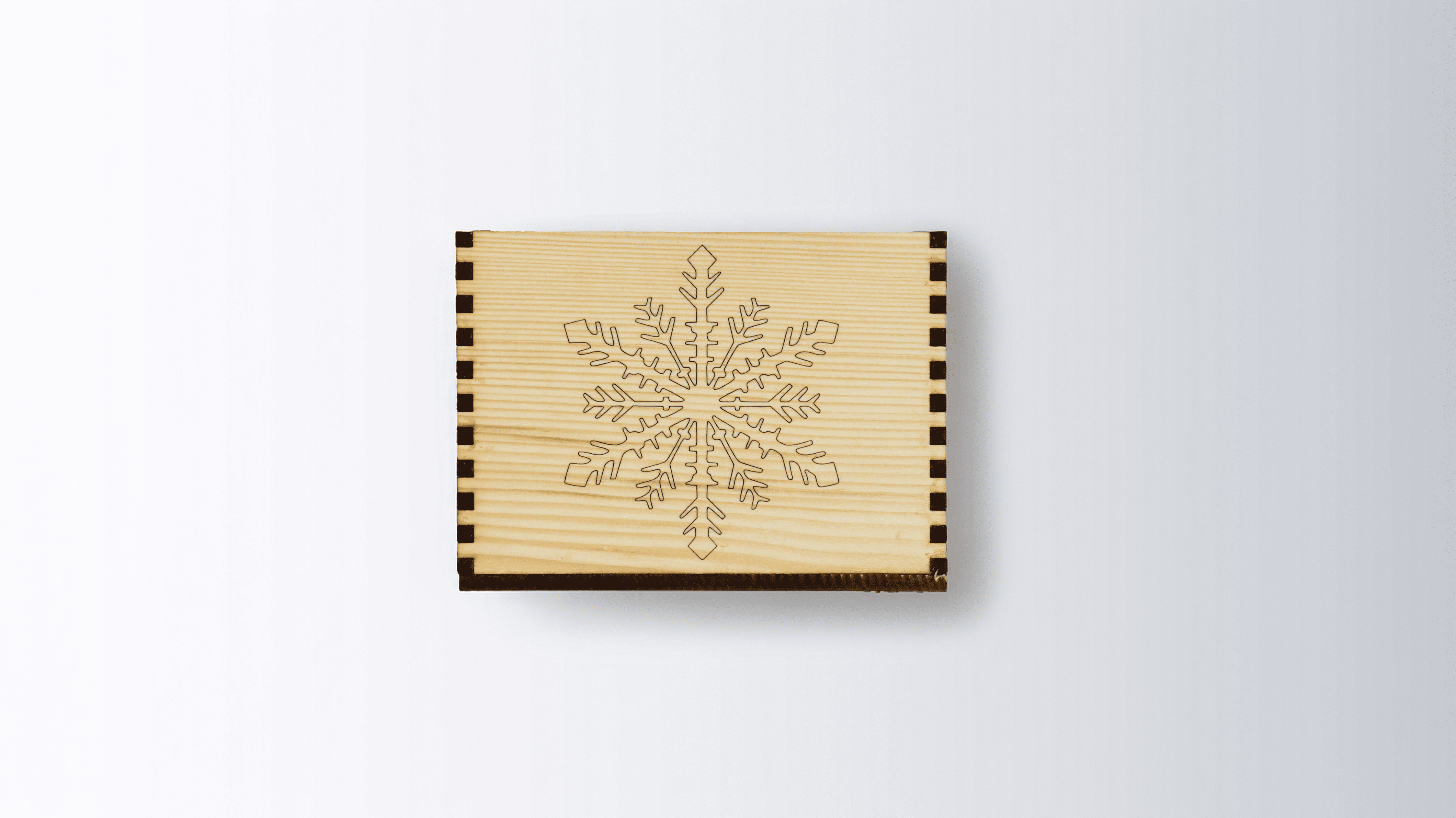 Boîte de rangement en bois
